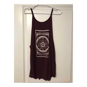Maroon Sun and the Moon Tank